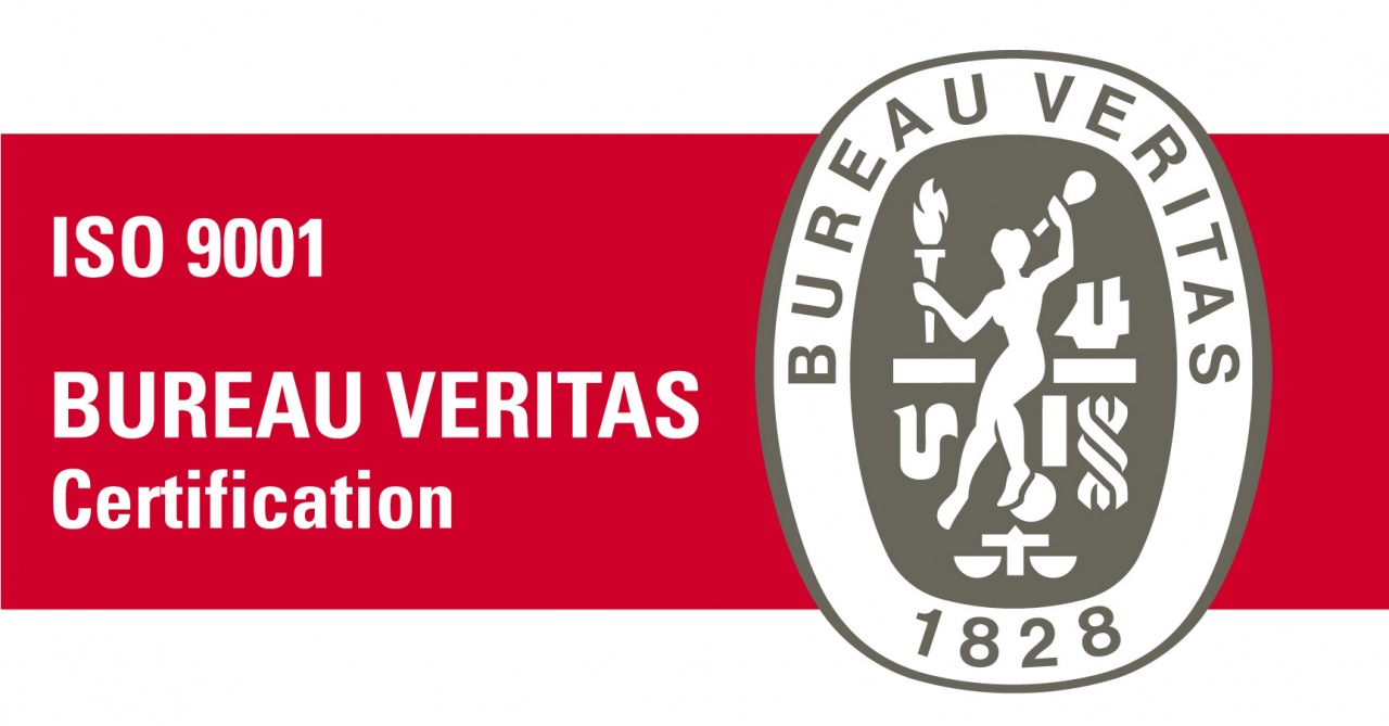 ISO 9001 Bureau Veritas sertifikācijas zīme - Valsts akciju sabiedrības “Elektroniskie sakari” pakalpojumu kvalitātes apliecinājums