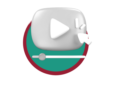 ikona, kas simbolizē video atskaņotāju